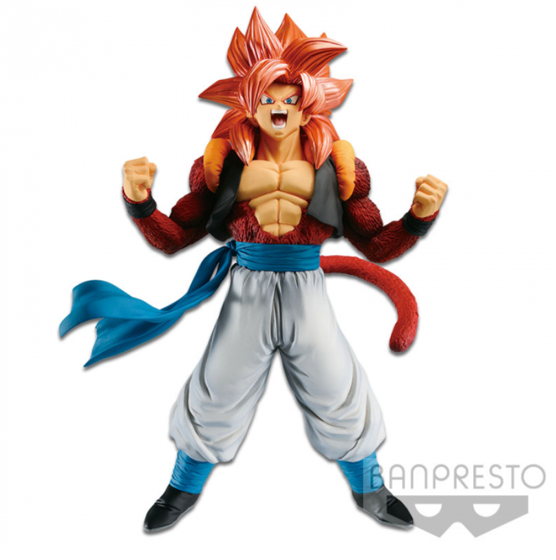 Boneco Dragon Ball Z Gogeta Super Saiyajin 4 - Goku E Vegeta