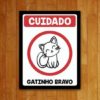 cuidado gato bravo